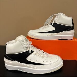 Air Jordan 2 Retro Sail Black DX4400-100 Sail/Black SZ 11 Women’s (Men’s Size 9)
